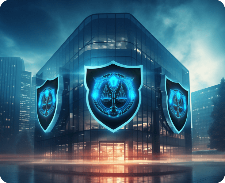 bbpret78._business_building_with_glowing_shield_protecting_it_198c3f48-58bf-487c-99de-8cea0609bf59